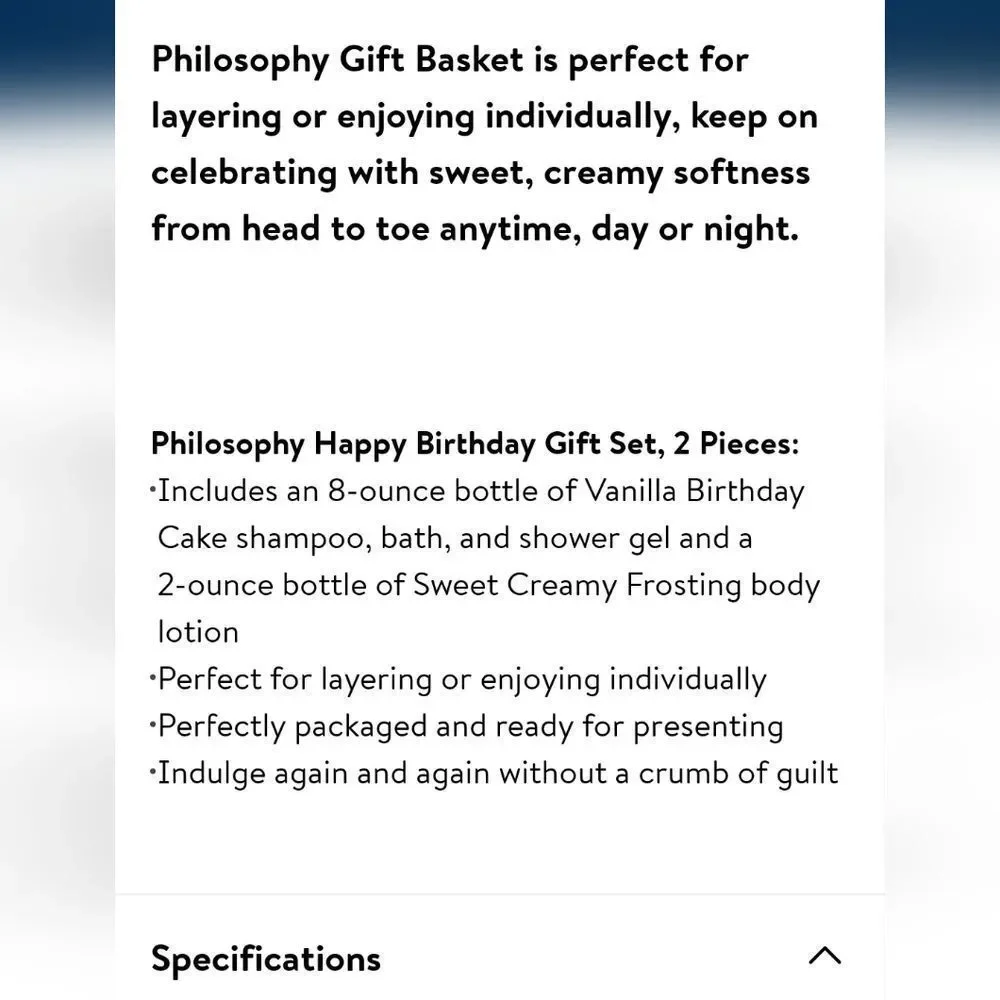 Philosophy Happy Birthday Gift Set‎